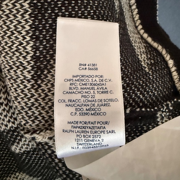 Chaps Cotton Aztec Southwest Shawl Collar Button Front Cardigan NWOT Plus Size - Picture 9 of 10